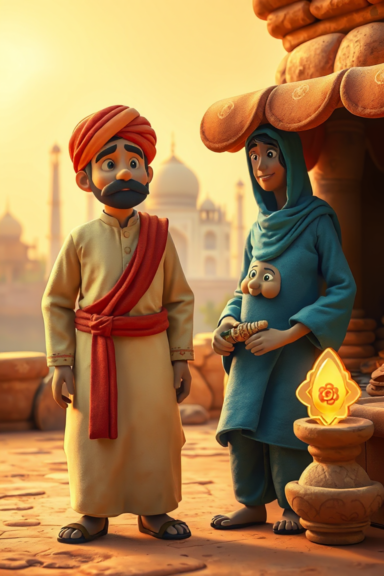 Multilingual cultural story illustration